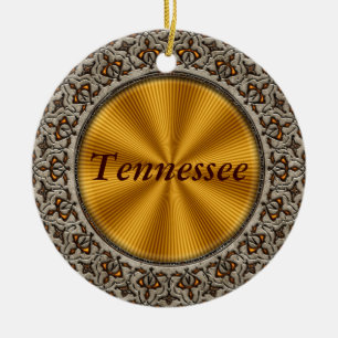Ornement Rond En Céramique Le Tennessee