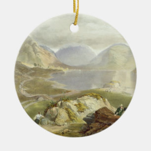 Ornement Rond En Céramique L'eau de Wast, "du secteur anglais de lac", 1853