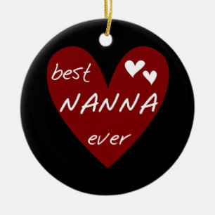Ornement Rond En Céramique Les meilleurs T-shirts et cadeaux de Nanna de