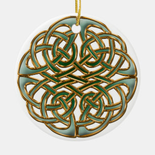 Ornement Rond En Céramique L'Irlande pour toujours