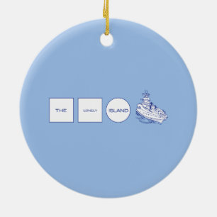 Ornement Rond En Céramique Logo