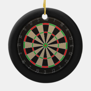 Ornement Rond En Céramique Lover Dartboard