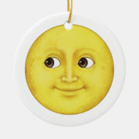 Lune jaune - Emoji
