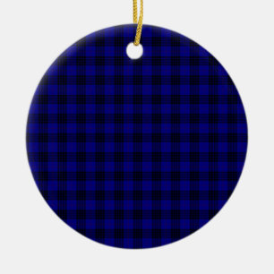 Ornement Rond En Céramique MacKay Tartan
