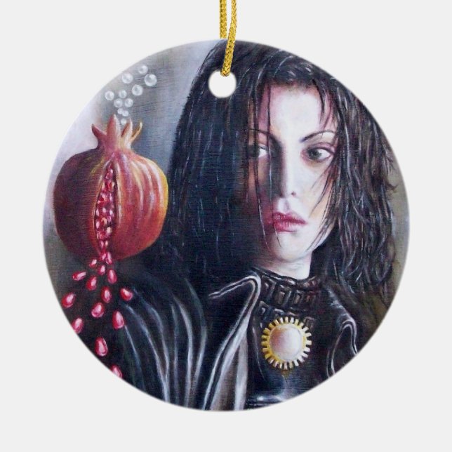 ORNEMENT ROND EN CÉRAMIQUE MAGDALENE (Devant)