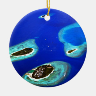 Ornement Rond En Céramique Maldives