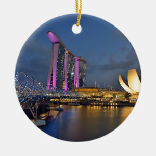 Ornement Rond En Céramique Marina Bay Sands hôtel de luxe Singapour