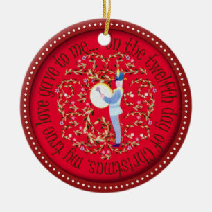 Ornement Rond En Céramique Mise en tambour de douze batteurs