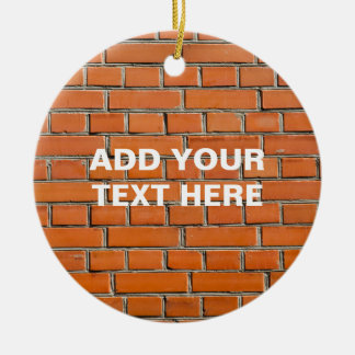 Ornement Rond En Céramique Mur en briques