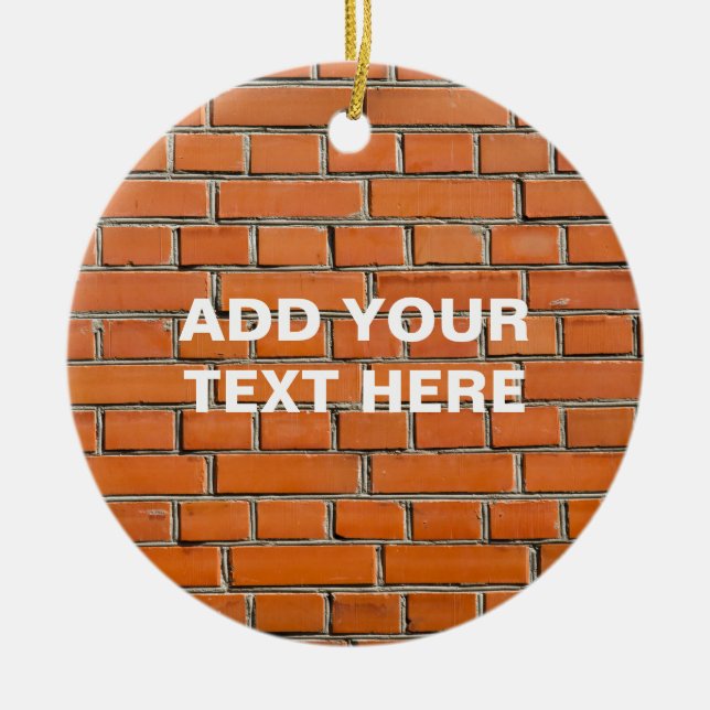 Ornement Rond En Céramique Mur en briques (Devant)