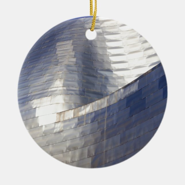 Ornement Rond En Céramique Musée Guggenheim, Bilbao (Devant)