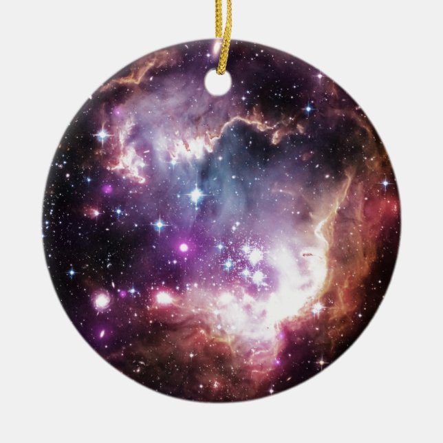 Ornement Rond En Céramique Nebula (Devant)