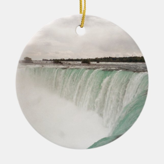 Ornement Rond En Céramique Niagara (Devant)