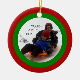 Ornement Rond En Céramique Noël de Scribbleprint
