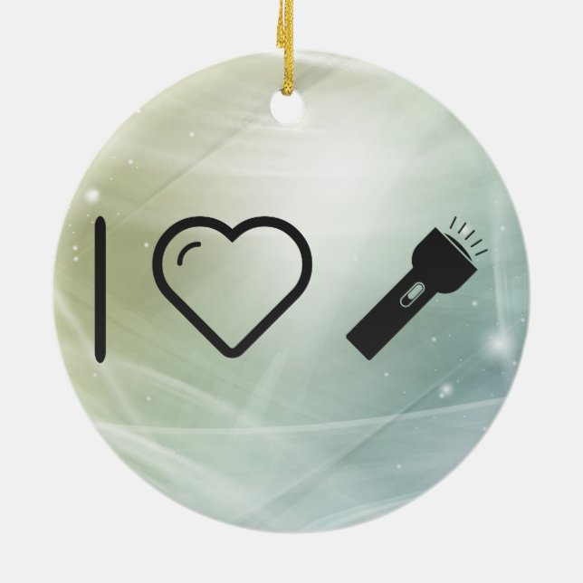 Ornement Rond En Céramique Ombres fraîches de lampe-torche (Dos)