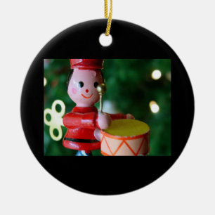 Ornement Rond En Céramique Ornament-Drummer Boy