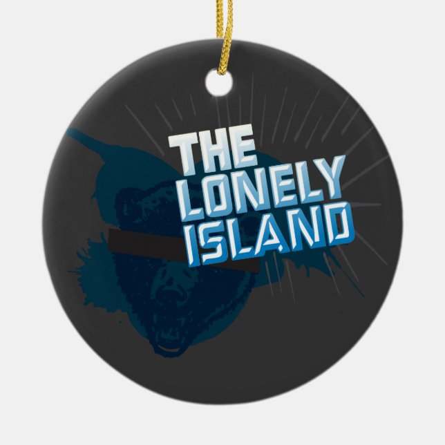 Ornement Rond En Céramique Ours (Devant)