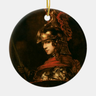 Ornement Rond En Céramique Pallas Athéna ou, figure blindée, 1664-65