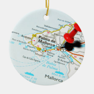 Ornement Rond En Céramique Palma de Majorque, Espagne