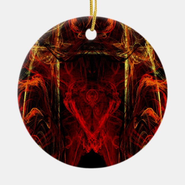 Ornement Rond En Céramique Passage à la torture éternelle (Devant)