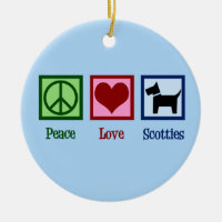 Peace Love Scottish Terrier