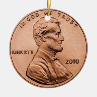 Ornement Rond En Céramique Penny