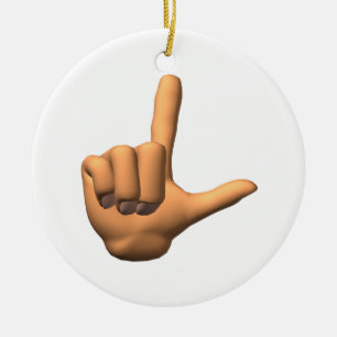 Ornement Rond En Céramique Perdant