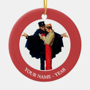 Ornement Rond En Céramique Perdu à Paris