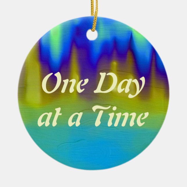 Ornement Rond En Céramique Piscine ODAT de mystère (Devant)