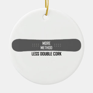 Ornement Rond En Céramique Plus de méthode Moins de double liège