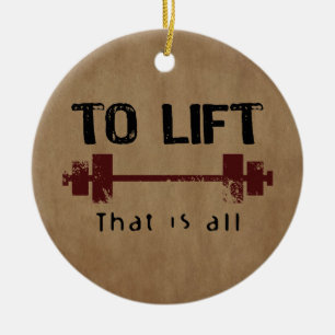 Ornement Rond En Céramique Pour soulever le culturisme