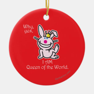 Ornement Rond En Céramique Pourquoi oui