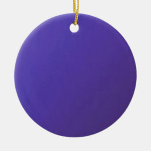 Ornement Rond En Céramique Quand vous AIMEZ, vous obtenez la base bleu-foncé