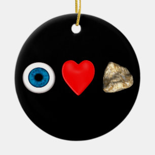 Ornement Rond En Céramique Rebus Pour Les Physiciens