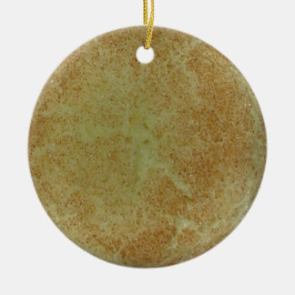 Ornement Rond En Céramique Snickerdoodle Cookie Ornament