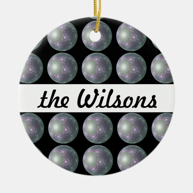 Ornement Rond En Céramique SpaceBalls (Devant)