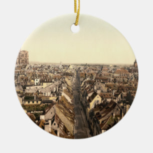 Ornement Rond En Céramique Strasbourg, Alsace, France