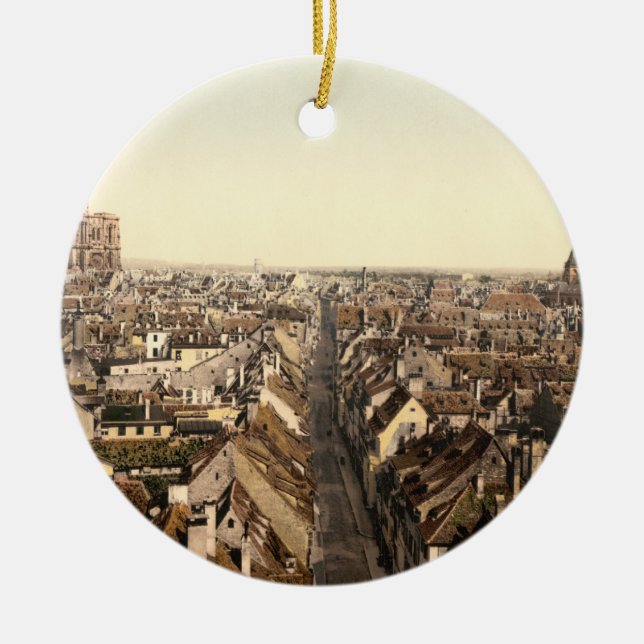 Ornement Rond En Céramique Strasbourg, Alsace, France (Devant)