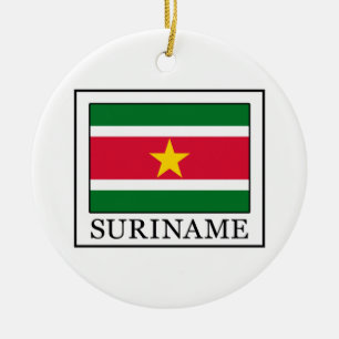 Ornement Rond En Céramique Suriname