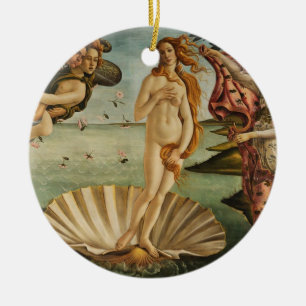 Ornement Rond En Céramique The Birth of Venus