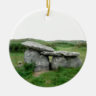 Ornement Rond En Céramique Tombe archéologique formée par autel Irlande