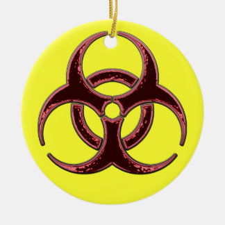 Ornement Rond En Céramique Un Noël très Joyeux de Biohazard