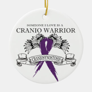 Ornement Rond En Céramique Une personne que j'aime a Cranio