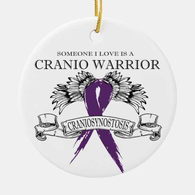 Ornement Rond En Céramique Une personne que j'aime a Cranio (Devant)