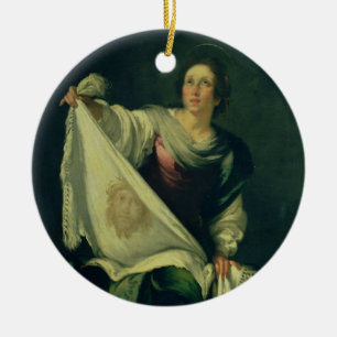 Ornement Rond En Céramique Veronica de St, 1625-30 (huile sur la toile)