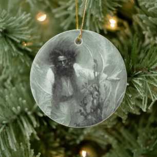 Ornement Rond En Céramique Vintage Pirates, capitaine Goldsack par Howard Pyl