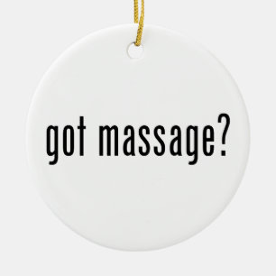 Ornement Rond En Céramique Vous avez un massage?