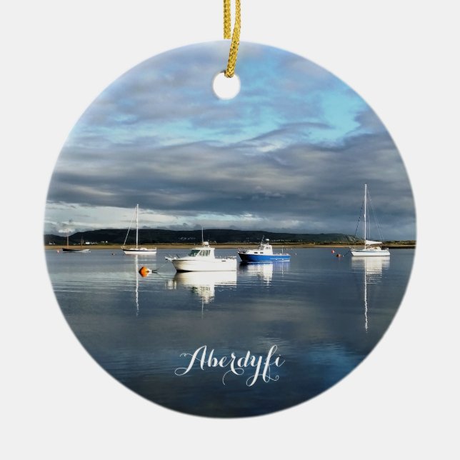 ORNEMENT ROND EN CÉRAMIQUE VUES DES ALLES (Devant)