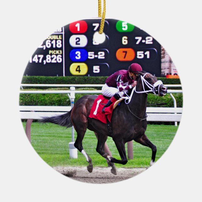 Ornement Rond En Céramique Waco avec Jose Ortiz (Devant)