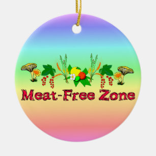 Ornement Rond En Céramique Zone sans viande